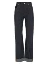 Bottega Veneta Turned Up Jeans With Straight Leg