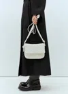 Bottega Veneta Intrecciato Shoulder Bag In White
