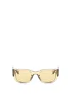 Bottega Veneta Women Intrecciato Square Sunglasses In Neutral