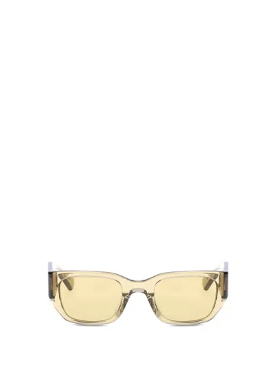 Bottega Veneta Women Intrecciato Square Sunglasses In Neutral