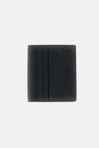 Bottega Veneta Women Intrecciato Wallet In Black