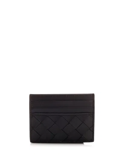 Bottega Veneta Women "intreccio" Card Holder In Black