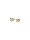 Bottega Veneta 'intreccio' Earrings In Gold