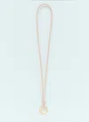 Bottega Veneta Intreccio Long Keyring In Pink