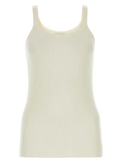 BOTTEGA VENETA WOMEN'S IVORY WOOL TANK TOP