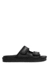 Bottega Veneta Jack Flat Mule Black Nappa Leather Sandals In Black