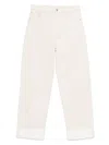 Bottega Veneta Women Back Print Straight Leg Jeans