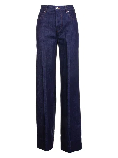Bottega Veneta Women's Jeans Palazzo Indigo