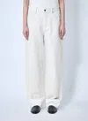Bottega Veneta Women Jeans With Turned-up Cuffs In White