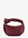 Bottega Veneta Women Jodie Leather Handbag With Intrecciato Motif