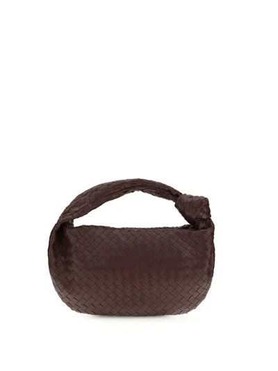 Bottega Veneta Jodie Intrecciato Leather Bag In Brown