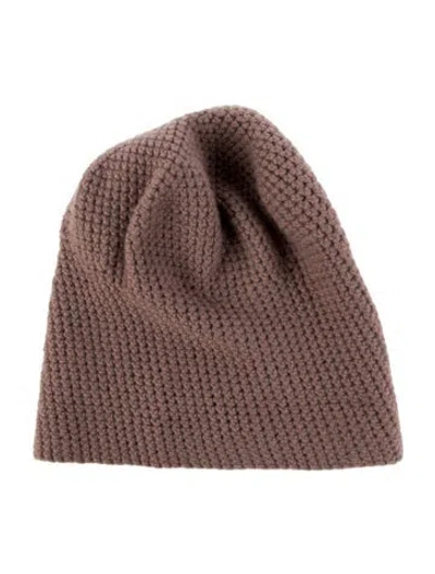 Pre-owned Bottega Veneta Women's Knit Hat In Neutrals