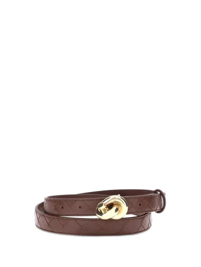 Bottega Veneta Women Knot Belt In Brown