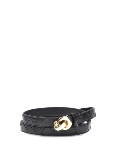Bottega Veneta Women Knot Belt In Black