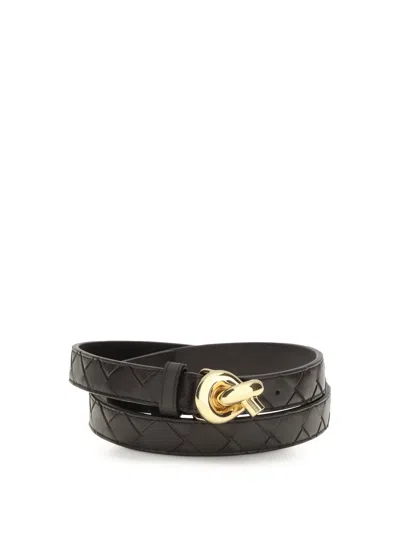 Bottega Veneta Women Knot Belt In Black