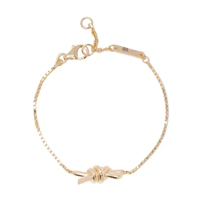 Bottega Veneta Women Knot Bracelet In Gold