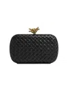 Bottega Veneta Women's Knot Padded Leather Clutch In Black