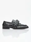 Bottega Veneta Astair Leather Braid Slip-on Loafers In Black