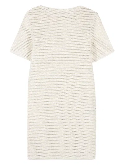 BOTTEGA VENETA WOMEN'S LACE-EFFECT KNITTED DRESS