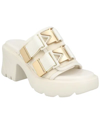 Pre-owned Bottega Veneta Women's Lambskin Leather Flash Mule (authentic Pre-loved) In White