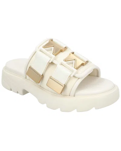 Pre-owned Bottega Veneta Women's Lambskin Leather Flash Mule (authentic Pre-loved) In White