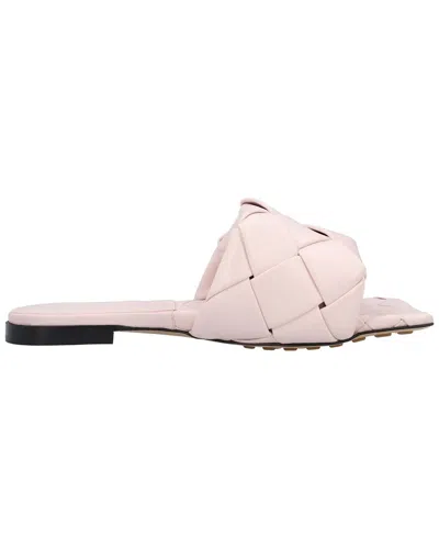 Pre-owned Bottega Veneta Women's Lambskin Leather Lido Flat Sandal (authentic Pre-loved) In Multi