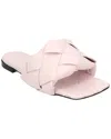 Bottega Veneta Women's Lambskin Leather Lido Flat Sandal, Never Worn  (authentic Pre-loved) In Pink