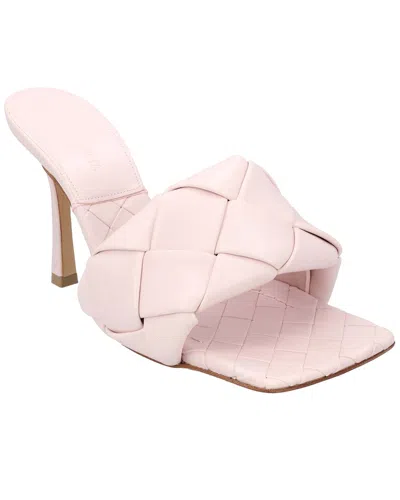 Bottega Veneta Women's Lambskin Leather Lido Mule In Pink