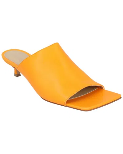 Bottega Veneta Stretch Leather Mule In Orange