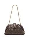 BOTTEGA VENETA WOMEN'S LAUREN 1980 PADDED INTRECCIATO LEATHER CLUTCH