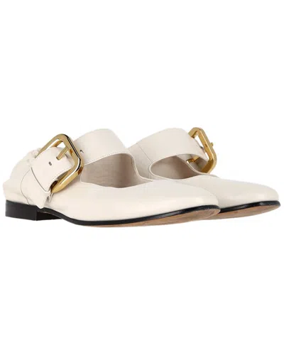 Bottega Veneta Women's Leather Astaire Mary-jane Ballerina (authentic Pre-  Loved) In Neutral