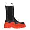 Bottega Veneta Women's Leather Boots Black/sunburst