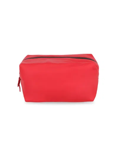 Bottega Veneta Women's Leather Cosmetic Case In Red