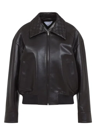 BOTTEGA VENETA WOMEN'S LEATHER JACKET