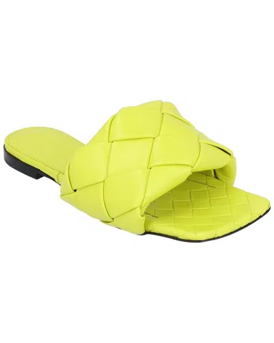 Bottega Veneta Bv Lido Flat Sandals In Yellow