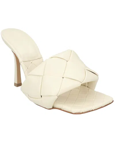 Pre-owned Bottega Veneta Women's Leather Lido Mule (authentic Pre-loved) In Neutral