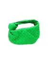 Bottega Veneta Women's Leather Mini Jodie Shoulder Bag In Green