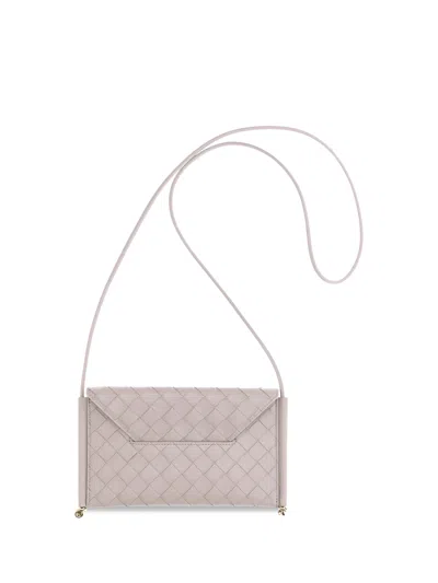 Bottega Veneta Women Leather Pouch Bag In White