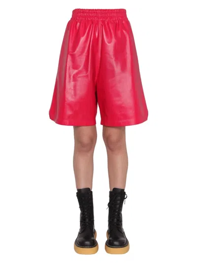 Bottega Veneta Women's Leather Shorts