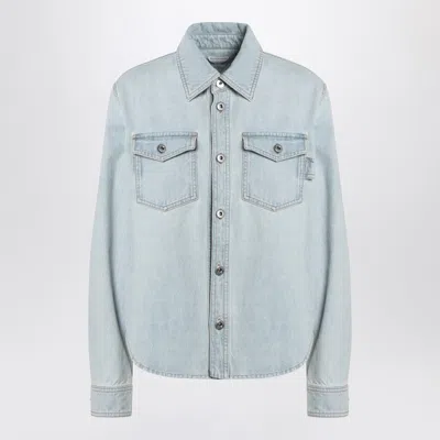 BOTTEGA VENETA BOTTEGA VENETA WOMEN LIGHT BLUE DENIM SHIRT EXTRA BLEACH