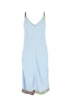 Bottega Veneta Women Light Blue Viscose Blend Dress In Blue
