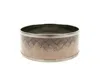 Bottega Veneta Women's Light Brown / Silver Enamel Metal Woven Bracelet (small) In Light Brown / Silver