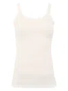 Bottega Veneta Lightweight Cotton Top In Cream