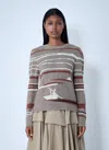 Bottega Veneta Women Linen-and-cotton Sweater In White