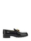 Bottega Veneta Monsieur Calfskin Bit Loafers In Black