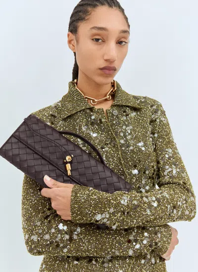 Bottega Veneta Women Long Andiamo Clutch In Pink