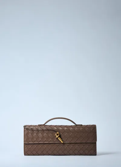 Bottega Veneta Women Long Andiamo Clutch In Purple