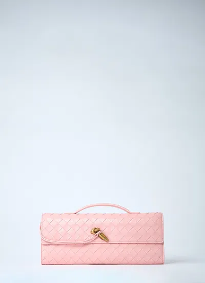 Bottega Veneta Women Long Andiamo Clutch In Pink