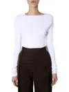 Bottega Veneta Long Sleeve Sweater In White