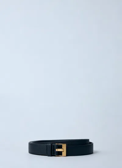 Bottega Veneta Women Long Watch Belt In Black
